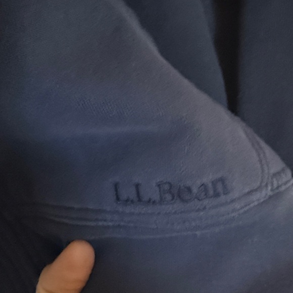 L.L. Bean Navy Hoodie with Zipper, excellent condition! - Picture 3 of 5